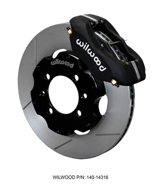 Wilwood Forged Dynalite ST Front Hat Kit 11.00in GT Rotor Road Race 95-05 Miata - wil140-14316