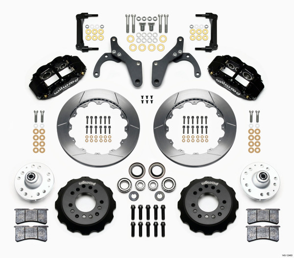 Wilwood Narrow Superlite 6R Front Hub Kit 12.88in 59-64 Chevy Impala / 63-64 Corvette - wil140-12460