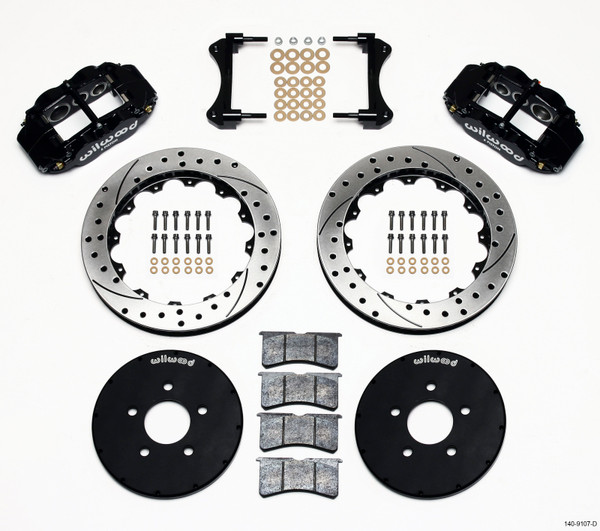 Wilwood Narrow Superlite 6R Front Hat Kit 12.88in Drilled 1994-2004 Mustang - wil140-9107-D