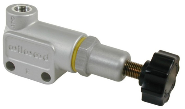 Wilwood Proportioning Valve - Knob Adjust M10x1 BBF Inlet & Outlet - wil260-12627