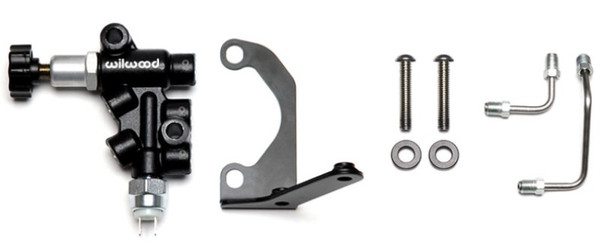 Wilwood Tandem Master Cylinder Mounting Bracket R/H Kit w/ Prop Valve - wil260-15048