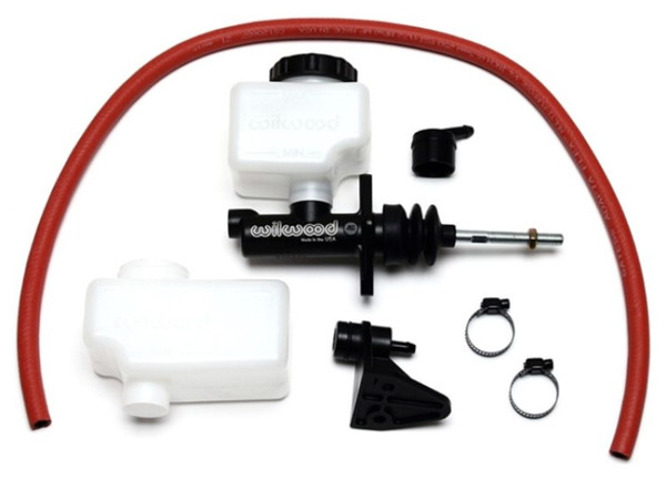 Wilwood Short Remote M/C Kit 7/8in Bore 3/8in-24 Banjo Outlet - wil260-13621