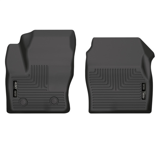 Husky Liners 20-22 Ford Transit Connect WeatherBeater Black Front Floor Liners - hsl13351