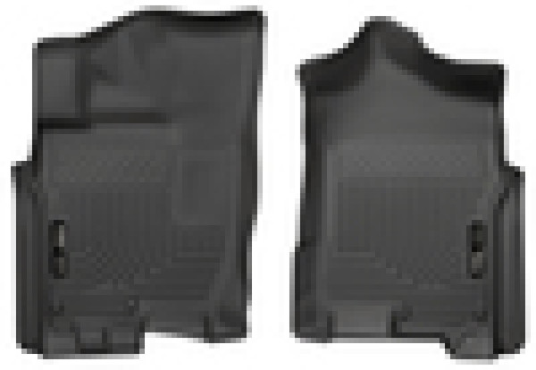 Husky Liners 2016 Nissan Titan XD Crew Cab WeatherBeater Front Row Black Floor Liners - hsl13601