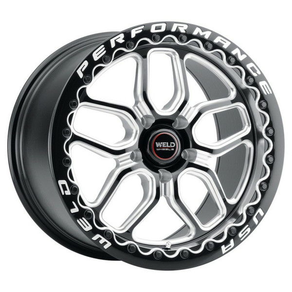 Weld Racing Laguna Beadlock Drag Camaro SS ZL1 Wheel 15x10 | 5x120 BC | +45 Offset | 7.25 Backspacing - fits Cadillac CTS-V 2009-2019, Cadillac CT5-V Blackwing 2022-2026, Cadillac ATS-V 2016-2019, SS 2010-2024, ZL1 2012-2024, and 19 more