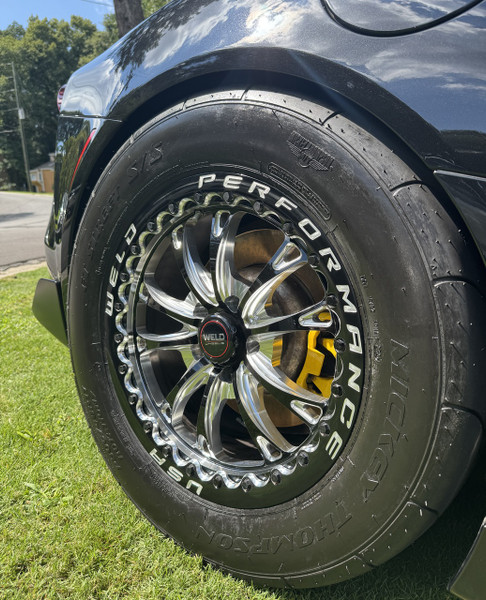 Weld Racing Belmont Beadlock Drag Supra MKV Black Wheel 17x10 | 5x112 BC | +40 Offset | 7.10 Backspacing - fits Audi A3 2015-2026, Audi S3 2015-2026, Audi RS3 2015-2026, Audi A4 2015-2026, Audi S4 2015-2026, and 35 more