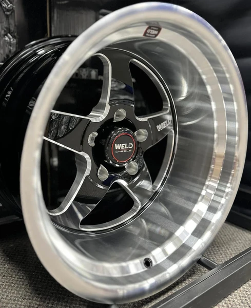 Weld Racing Ventura 5 Street Gloss Black Wheel 17x11 | 5x127 BC (5x5) | -44 Offset | 4.25 Backspacing - fits Jeep Grand Cherokee SRT 2006-2021, Jeep Grand Cherokee Trackhawk 2018-2021, Dodge Durango SRT 2018-2026, Jeep Wrangler JL 2018-2026, Jeep Wrangler JK 2007-2018, and 10 more