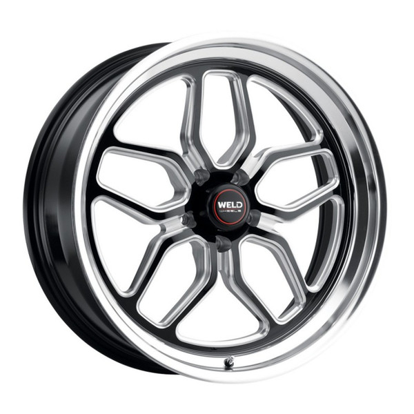 Weld Racing Laguna Street Gloss Black Wheel 22x12 | 5x127 BC (5x5) | +6 Offset | 6.75 Backspacing - fits Jeep Grand Cherokee SRT 2006-2021, Jeep Grand Cherokee Trackhawk 2018-2021, Dodge Durango SRT 2018-2026, Jeep Wrangler JL 2018-2026, Jeep Wrangler JK 2007-2018, and 10 more