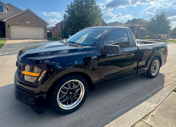 WELD Solana Drag Gloss Black Wheel with Milled Spokes 20x10 | 6x135BC | +38 Offset | 7.00 Backspacing - S16000089P38 for 2004, 2005, 2006, 2007, 2008, 2009, 2010, 2011, 2012, 2013, 2014, 2015, 2016, 2017, 2018, 2019, 2020, 2021, 2022, 2023, 2024, 2025 Ford F-150