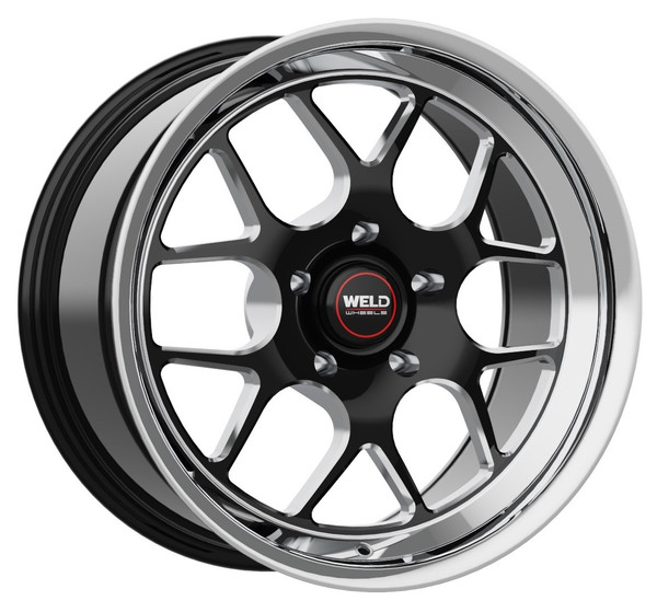 WELD Solana Street Gloss Black Wheel with Milled Spokes 18x9.5 | 5x127 BC (5x5) | +0 Offset | 5.25 Backspacing - S11089573525 for Chevrolet Silverado C1500 2WD 1988-1999, Chevy C10 1967-1987
