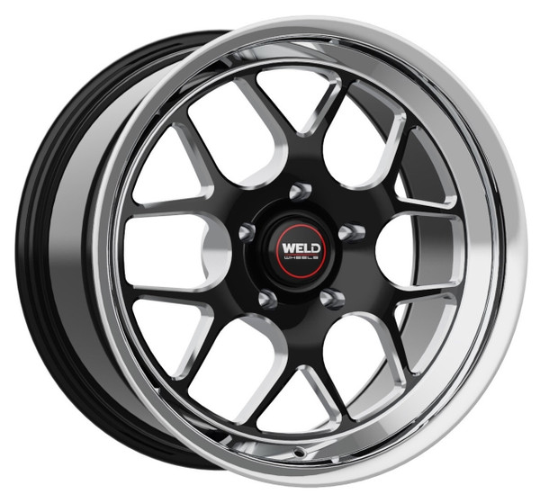 Weld Racing Solana Street Gloss Black Wheel 17x8 | 5x127 BC (5x5) | +0 Offset | 4.50 Backspacing - fits Jeep Wrangler JL 2018-2026, Jeep Wrangler JK 2007-2018, Jeep Gladiator JT 2020-2026, Jeep Commander 2006-2010, Chevrolet C/K1500 2WD 1967-1998, and 7 more