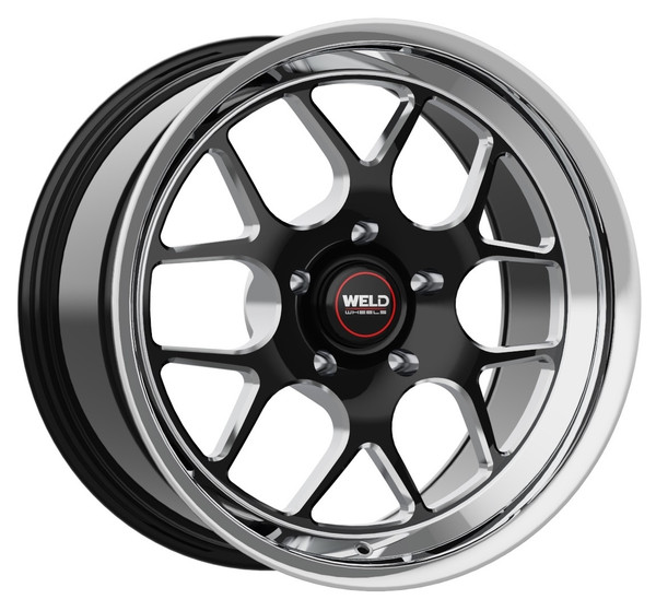 WELD Solana Street Gloss Black Wheel with Milled Spokes 18x8 | 5x114.3 BC (5x4.5) | +0 Offset | 4.50 Backspacing - S11088067450 for 1960s / 1970s Classic Mustangs; Mustang (Hardtop, Fastback, Convertible, Shelby GT500) (1964, 1965, 1966, 1967, 1968, 1969, 1970, 1971, 1972, and 1973); Mustang II (Hardtop, Hatchback, Mach 1, King Cobra) (1974, 1975, 1976, 1977 and 1978 with 5x114.3 Lug Conversion)