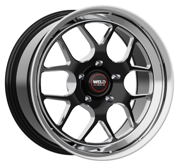 WELD Solana Street Gloss Black Wheel with Milled Spokes 22x10.5 | 5x127 BC (5x5) | +13 Offset | 6.25 Backspacing - S11020573625 for Chevrolet Silverado C1500 2WD 1988-1999, Chevy C10 1967-1987