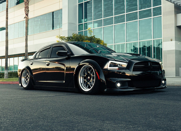 Weld Racing Solana Hellcat Widebody Charger Challenger Street Gloss Black Wheel 20x12 | 5x115 BC | +5 Offset | 6.69 Backspacing - fits Dodge Charger 2006-2023, Dodge Challenger 2008-2023, Chrysler 300 2005-2023, Chrysler 300C 2005-2023, and 2 more