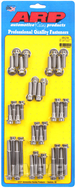 ARP Intake Manifold Kit, Stainless Steel | SB Tuned Port Complete Intake Manifold | 434-2104