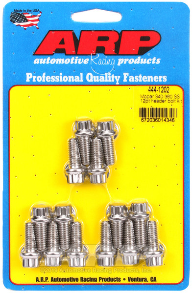 ARP Bolt | Mopar 340-360 SS 12-point Header for Classic V8 Engines | 444-1202
