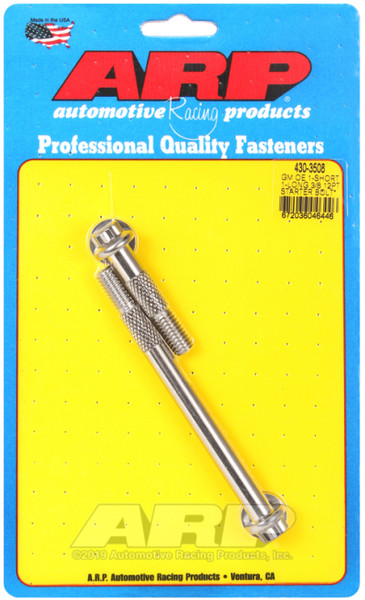 ARP Starter Bolt Kit, Stainless Steel | GM 3/8 Inch x 1.975/4.660 Inch | 430-3508