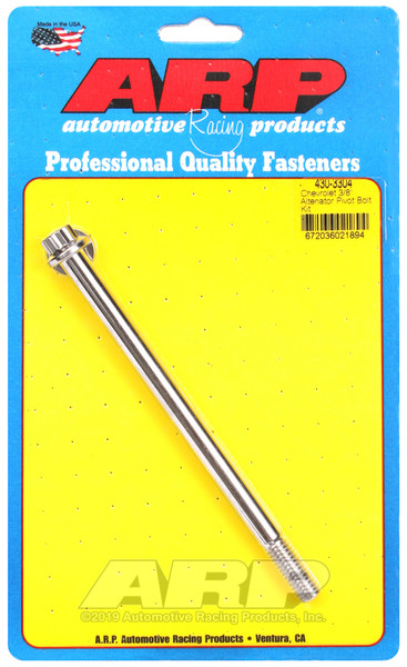 Shop for the best deals on ARP Chevy SS 12pt Alternator Pivot Bolt Kit - High-Strength Automotive Replacement Part from JustBoltOns.com. Great customer service, in-stock inventory and financing options available