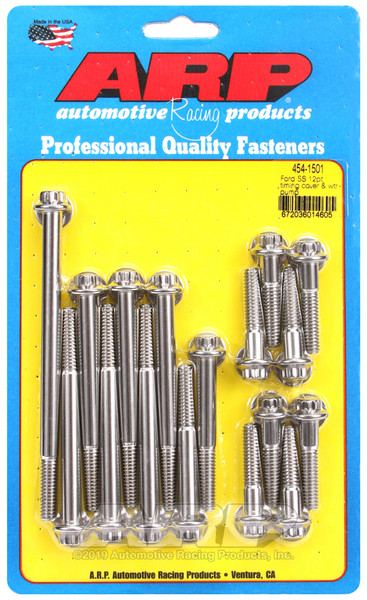 Shop for the best deals on ARP Ford SS 12pt Timing Cover and Water Pump Kit  - 454-1501 from JustBoltOns.com. Great customer service, in-stock inventory and financing options available