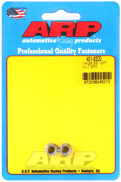 ARP Nut, Stainless Steel | 1/4-20 12-Point | 401-8320