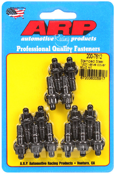 ARP Valve Cover Stud/Bolt Kit | Stamped Steel - Durable | 200-7612