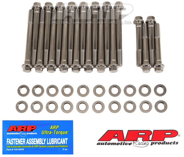 ARP Head Bolt Kit, Stainless Steel | Oldsmobile 350-455 7/16 Inch | 480-3600