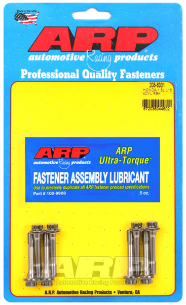 ARP Rod Bolt Kit | Honda/Acura 1.5L L15 | 208-6301