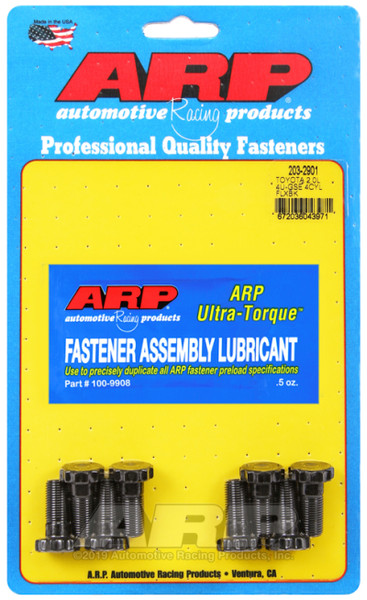 ARP Flywheel/Flexplate Bolt Kit | Toyota 2.0L 4U-GSE - High-Strength Engine Assembly | 203-2901