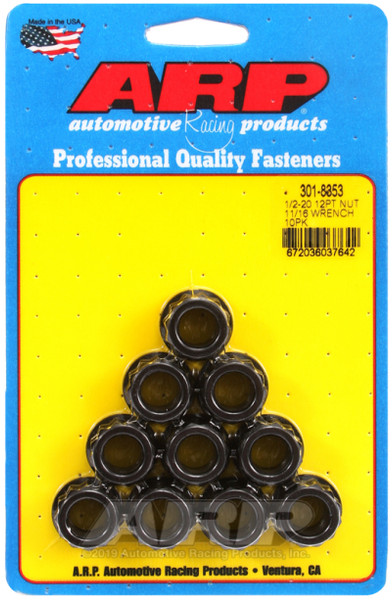 ARP Nut | 1/2-20 11/16 Socket 12-Point ( of 10) | 301-8353
