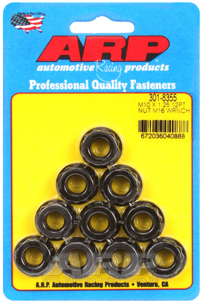 Shop for the best deals on ARP M10 x 1.25 12-Point Nut Kit - Pack of 10 for Automotive Applications from JustBoltOns.com. Great customer service, in-stock inventory and financing options available