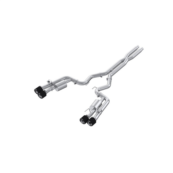 MBRP ARMOR Pro Cat-Back Exhaust, T304 Stainless Steel - 2024-2026 Ford Mustang Dark Horse 5.0L - S72843CF