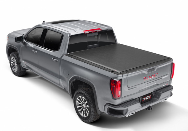 TruXedo Lo Pro Soft Roll-Up Tonneau Cover for 2019-2026 GMC Sierra & Chevrolet Silverado 1500 (New Body) - 5ft 8in Bed - Part #572401TRX