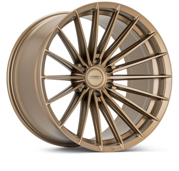 Vossen HFX-4 Satin Bronze Wheel 22x9.5 | 6x139.7 BC (HFX4-2G23) - fits Chevrolet Silverado 1500 1999-2026, GMC Sierra 1500 1999-2026, Cadillac Escalade 1999-2026, Ram 1500 TRX 2021-2024, Toyota Tacoma 2005-2026