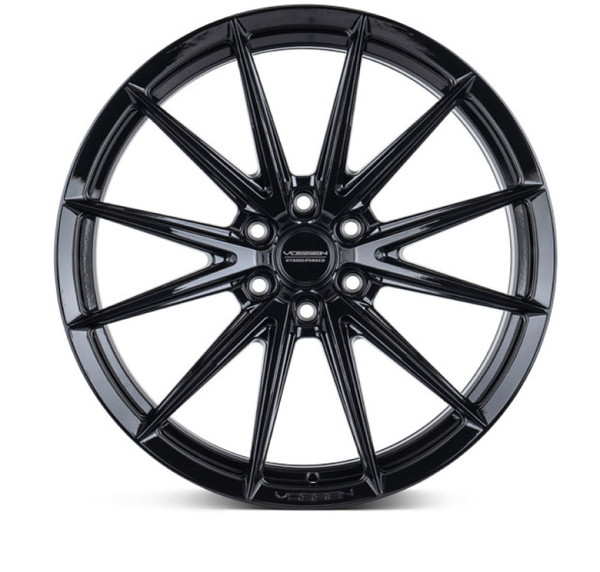 Vossen HFX-2 20x9.5 Inch Gloss Black Wheel for 6x139.7 Bolt Pattern with ET15 Offset
