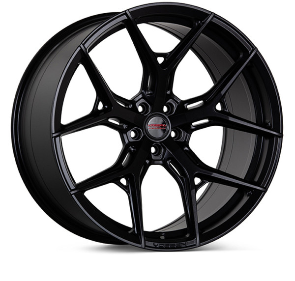 Vossen HF5 20x9.5 Satin Black Deep Concave Wheel with 5x130 Bolt Pattern and ET25 Offset