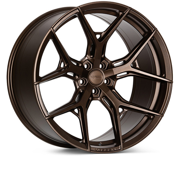 Vossen HF5 Satin Bronze Wheel 21x10.5 | 5x120 BC | +35 Offset - fits Cadillac CTS-V 2009-2019, Cadillac CT5-V Blackwing 2022-2026, Cadillac ATS-V 2016-2019, SS 2010-2024, ZL1 2012-2024