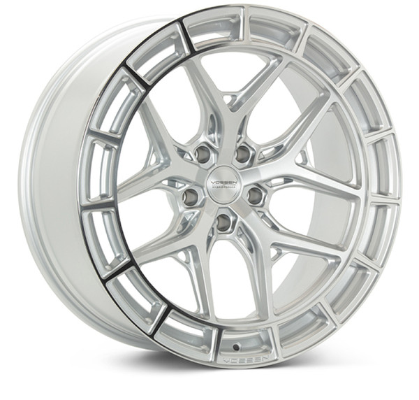 Vossen HFX-1 20x9 Silver Polished Wheel with 5x114.3 Bolt Pattern and ET32 Offset
