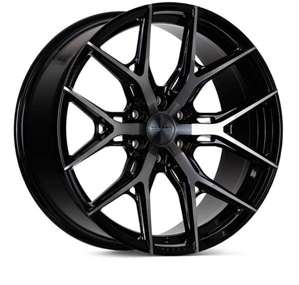 Vossen HF6-4 Gloss Black Wheel 18x9 | 6x135 BC | +0 Offset - fits Ford F-150 2004-2026, Ford F-150 Raptor 2010-2026, Ford Expedition 2003-2026, Lincoln Navigator 2003-2026, Lincoln Mark LT 2006-2014