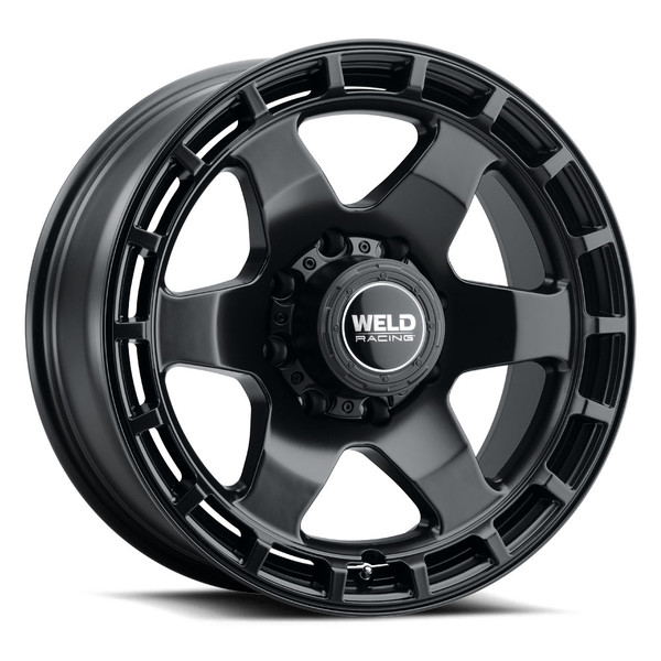 Weld Off-Road Ridge Satin Black Wheel 20x9 | 8x170 BC | +0 Offset | 5.00 Backspacing - fits Ford F-250 Super Duty 1999-2026, Ford F-350 Super Duty SRW 1999-2026, Ford Excursion 2000-2005
