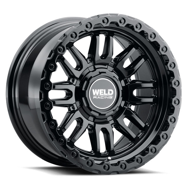 Weld Off-Road Swift Wheel Gloss Black 20x9 | 6x135 BC / 6x139.7 BC (6x5.5) | +0 Offset | 5.00 Backspacing - fits Ford F-150 2004-2026, Ford F-150 Raptor 2010-2026, Ford Expedition 2003-2026, Chevrolet Silverado 1500 1999-2026, GMC Sierra 1500 1999-2026, and 1 more