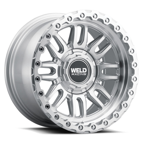 Weld Off-Road Swift Wheel Gloss Silver 20x9 | 5x139.7 BC (5x5.5) / 5x127 BC (5x5) | +0 Offset | 5.00 Backspacing - fits Jeep Grand Cherokee SRT 2006-2021, Ram 1500 Classic 1994-2024, Jeep CJ-5, Jeep CJ-7