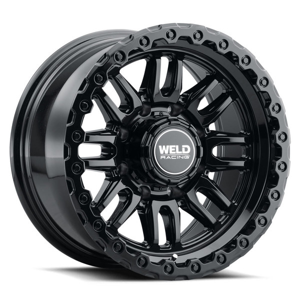 Weld Off-Road Swift Gloss Black Wheel 20x9 | 8x170 BC | +0 Offset | 5.00 Backspacing - fits Ford F-250 Super Duty 1999-2026, Ford F-350 Super Duty SRW 1999-2026, Ford Excursion 2000-2005