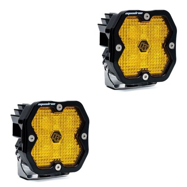 Baja Designs Squadron 2.0 Work/Scene LED Light Pod Amber product photo