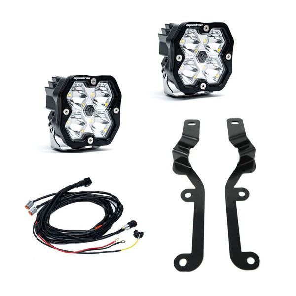 Baja Designs 19-24 Chevy Silverado 1500 Squadron Sport 2.0 A-Pillar Light Kit Clear product photo