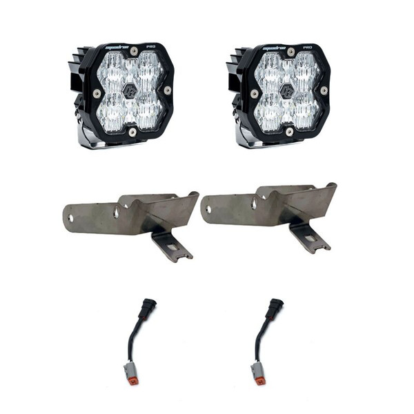 Baja Designs 1999-2010 Ford Super Duty Squadron 2.0 Pro Fog Pocket Kit product photo