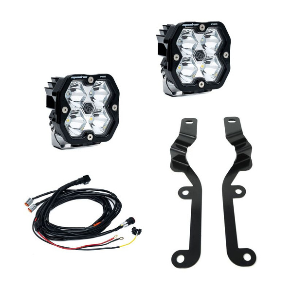 Baja Designs 19-24 Chevy Silverado 1500 Squadron Pro A-Pillar Light Kit Clear product photo