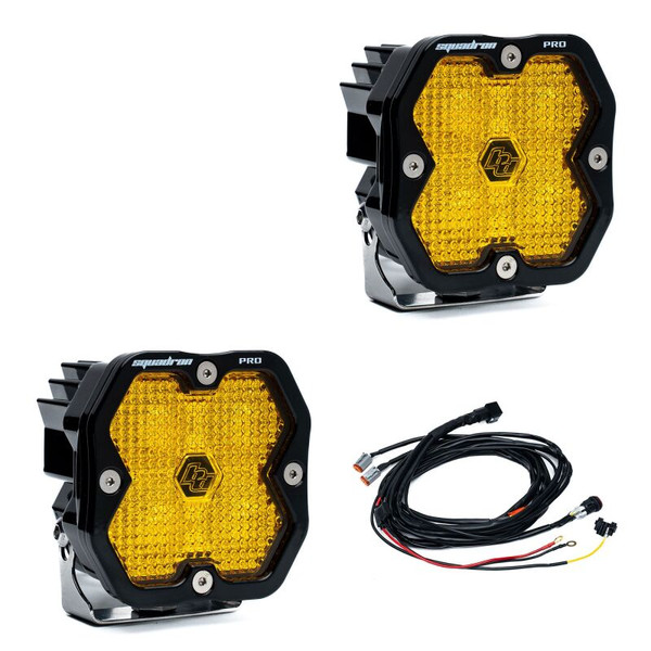 Baja Designs Squadron 2.0 Pro Work/Scene LED Light Pod Amber product photo