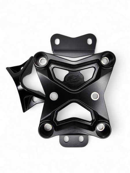 Elektric Offroad 2022+ Can Am X3 Maverick 10 Bolt Radius Rod Plate With Pull Hook (Black)