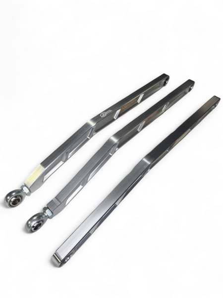 Elektric Offroad 2017+ Can Am Maverick X3 Volt Billet Radius Rods Anodized Clear product photo