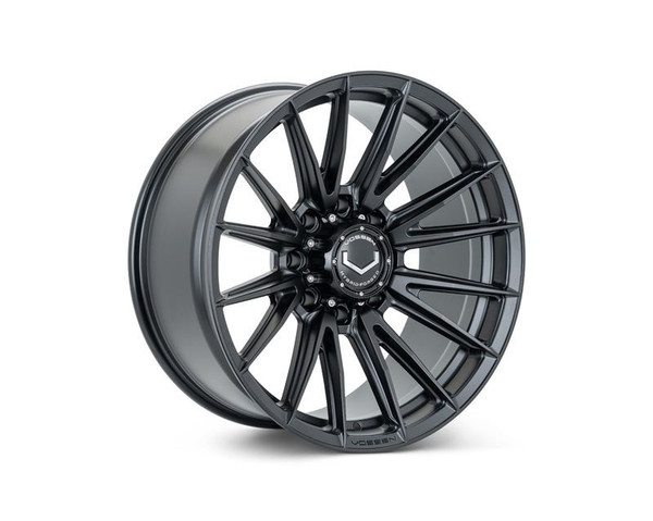 Vossen HFX-2 Gloss Black Wheel 22x10 | 8x170 BC | ET18 (HFX2-2Y20-GB) front face view - fits Ford F-250 Super Duty 1999-2026, Ford F-350 Super Duty SRW 1999-2026